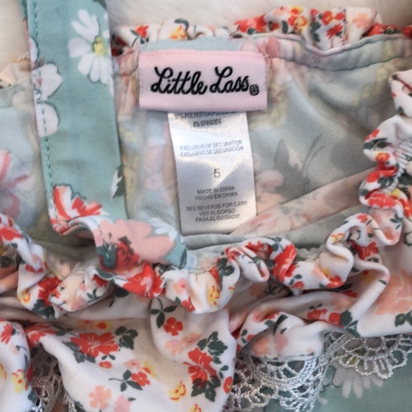 Girls Dress off the shoulder Size 5 - Picture 2 of 3